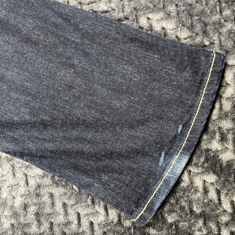 Ariat Real Denim Jeans Womens 30R Jocelyn Dark Wash Mid Rise Boot Cut 32x35" - Picture 3 of 12